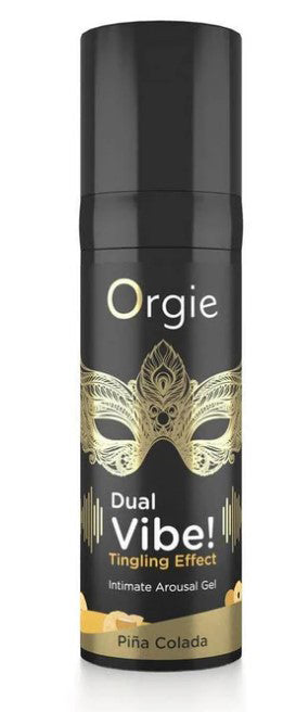 Dual Vibe Pina Colada Kissable Liquid Vibrator - 15ml
