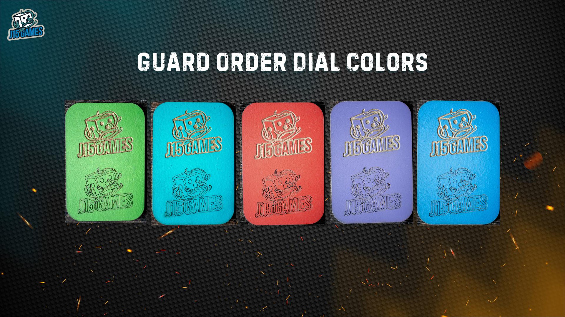 Order Dials for Astra Militarum (Imperial Guard) 5 pack