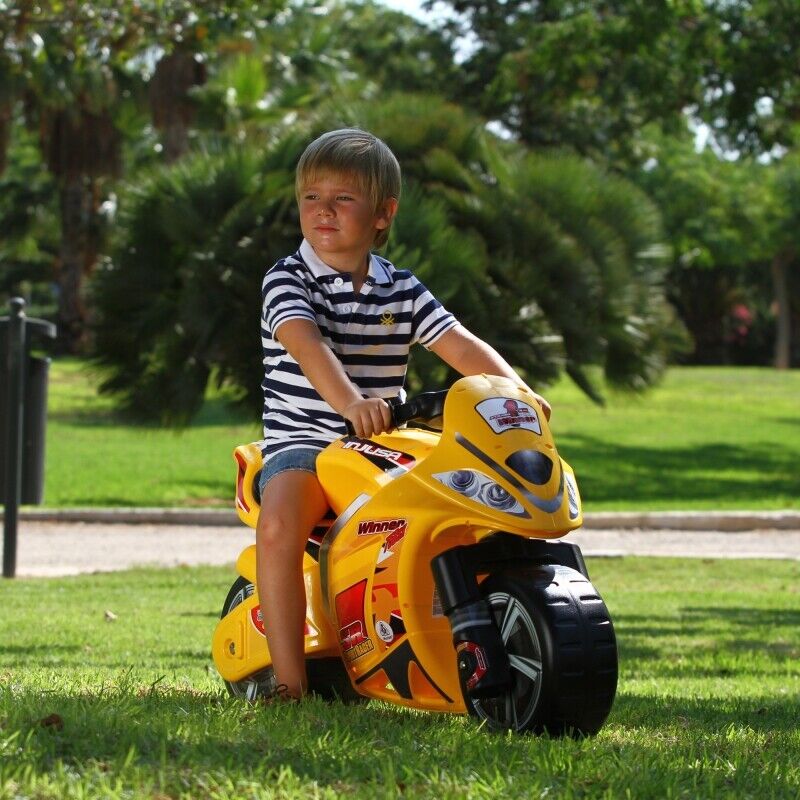 INJUSA Winner 750 SX Pusher Motor Running Bike for Kids Ages 3+