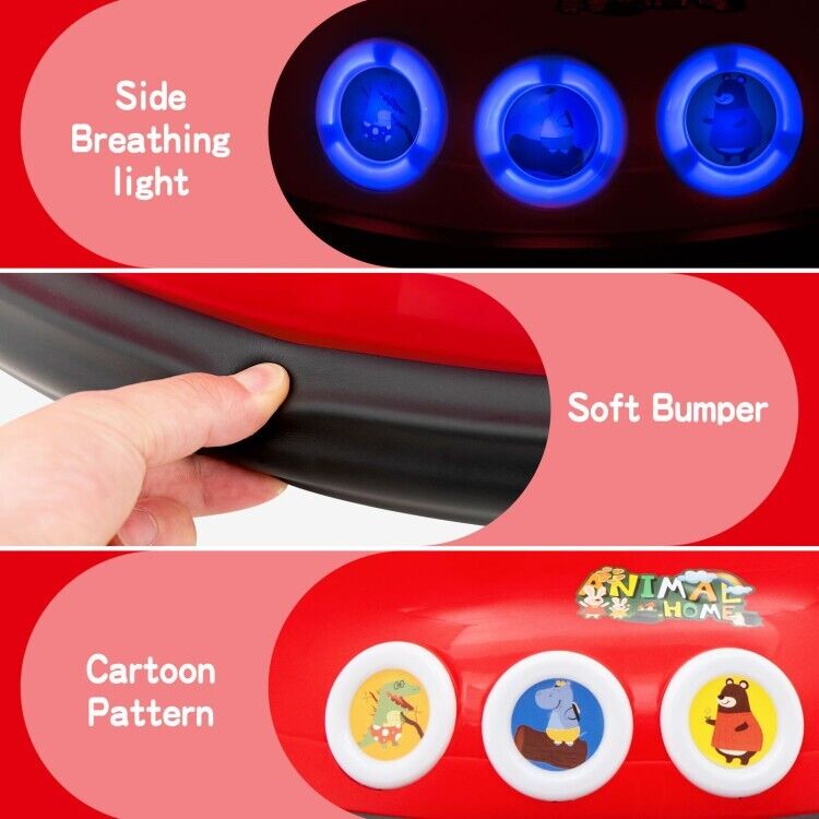 Interactive 12V Electric Ride-On Car for Toddlers with Remote Control and LED Lights