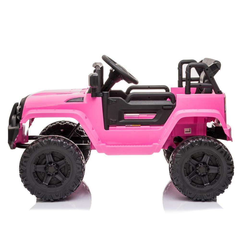 Interactive 12V Electric Ride On Truck for Kids with 3 Modes, Lights, Music, and Remote Control
