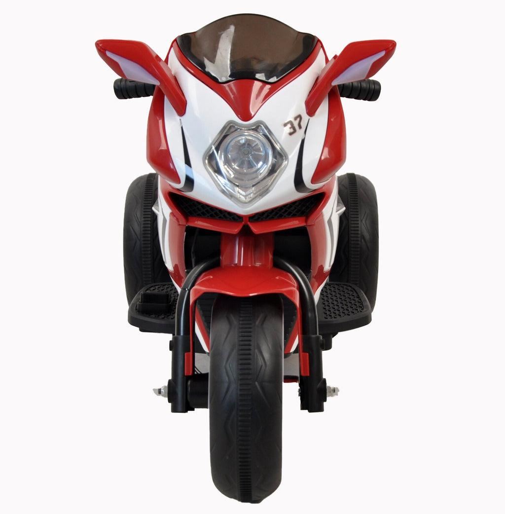 Interactive 6V Kids Electric Ride-On Motorcycle with Music and Storytelling - One-Button Start Gift
