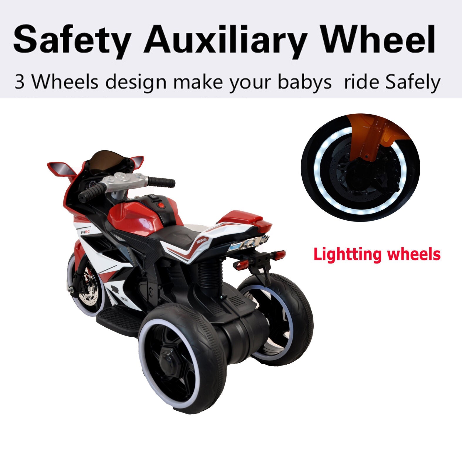 Interactive 6V Kids Electric Ride-On Motorcycle with Music and Storytelling - One-Button Start Gift