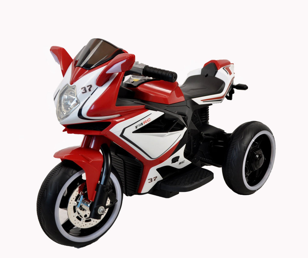 Interactive 6V Kids Electric Ride-On Motorcycle with Music and Storytelling - One-Button Start Gift