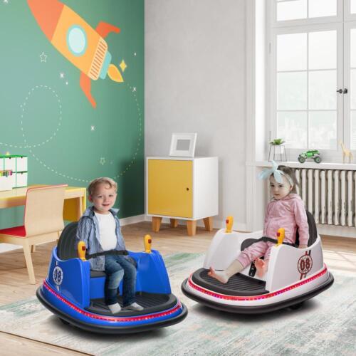 Interactive Electric Bumper Car for Kids with Music, Lights, and Parental Control - Available in 4 Vibrant Colors!
