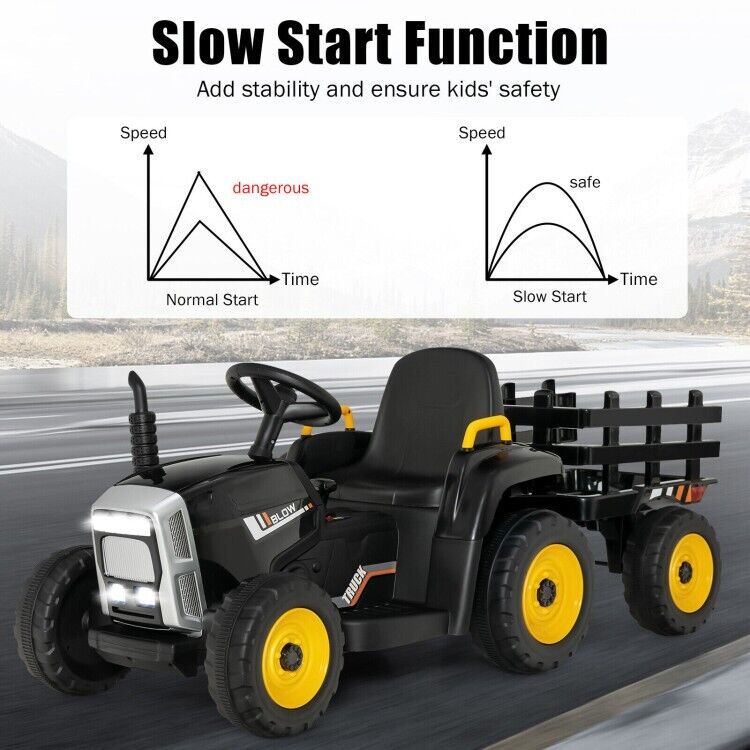 Interactive Kids Ride-On Tractor with Lights and Music - Perfect for Imaginative Play!