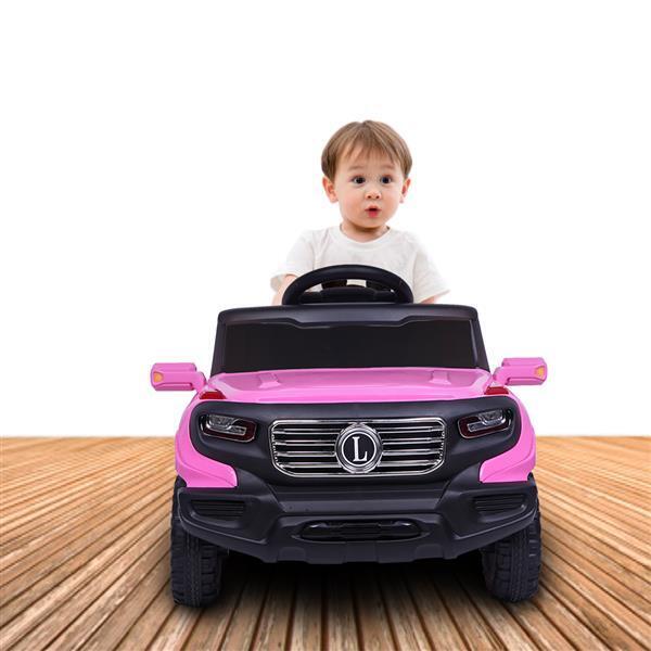 Interactive Ride-On Car for Kids with Music, Lights, and Remote Control