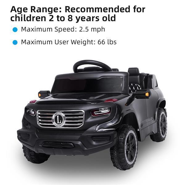Interactive Ride-On Car for Kids with Music, Lights, and Remote Control