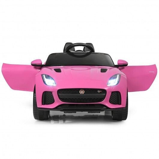 Jaguar F-Type SVR 12V Licensed Kids Ride On Car in Pink