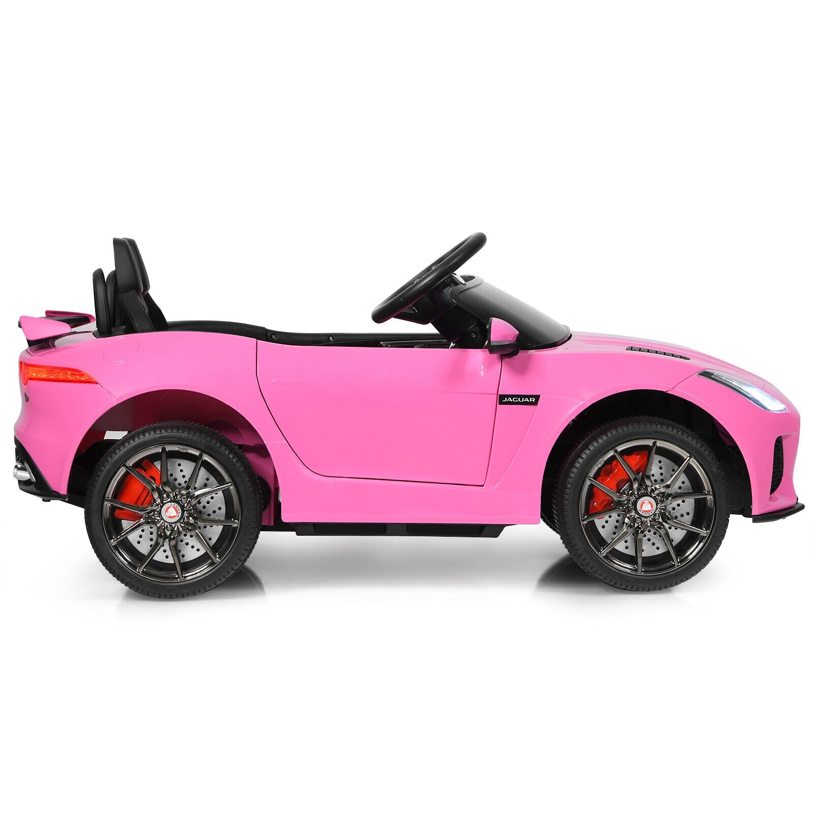 Jaguar F-Type SVR 12V Licensed Kids Ride On Car with Lights & Remote Control - Pink