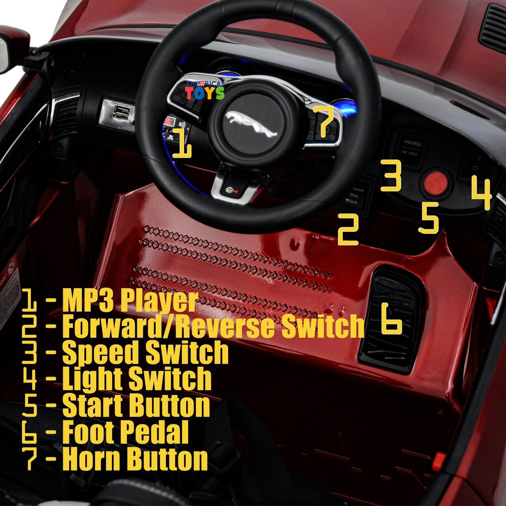 Jaguar R/C Car Toy with MP3 Player for Kids - Available in Multiple Colors