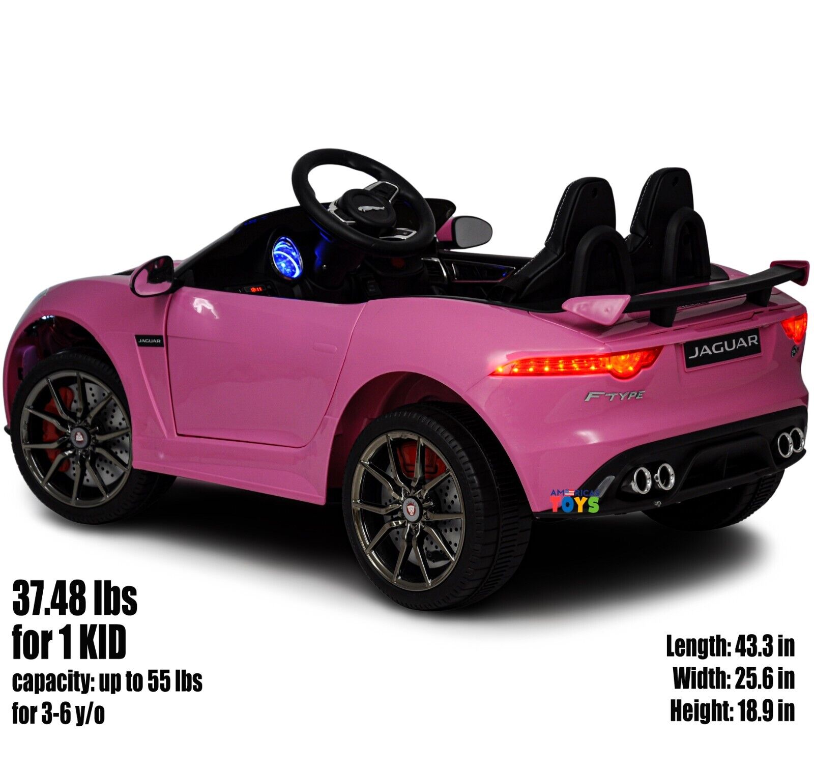 Jaguar R/C Car Toy with MP3 Player for Kids - Available in Multiple Colors