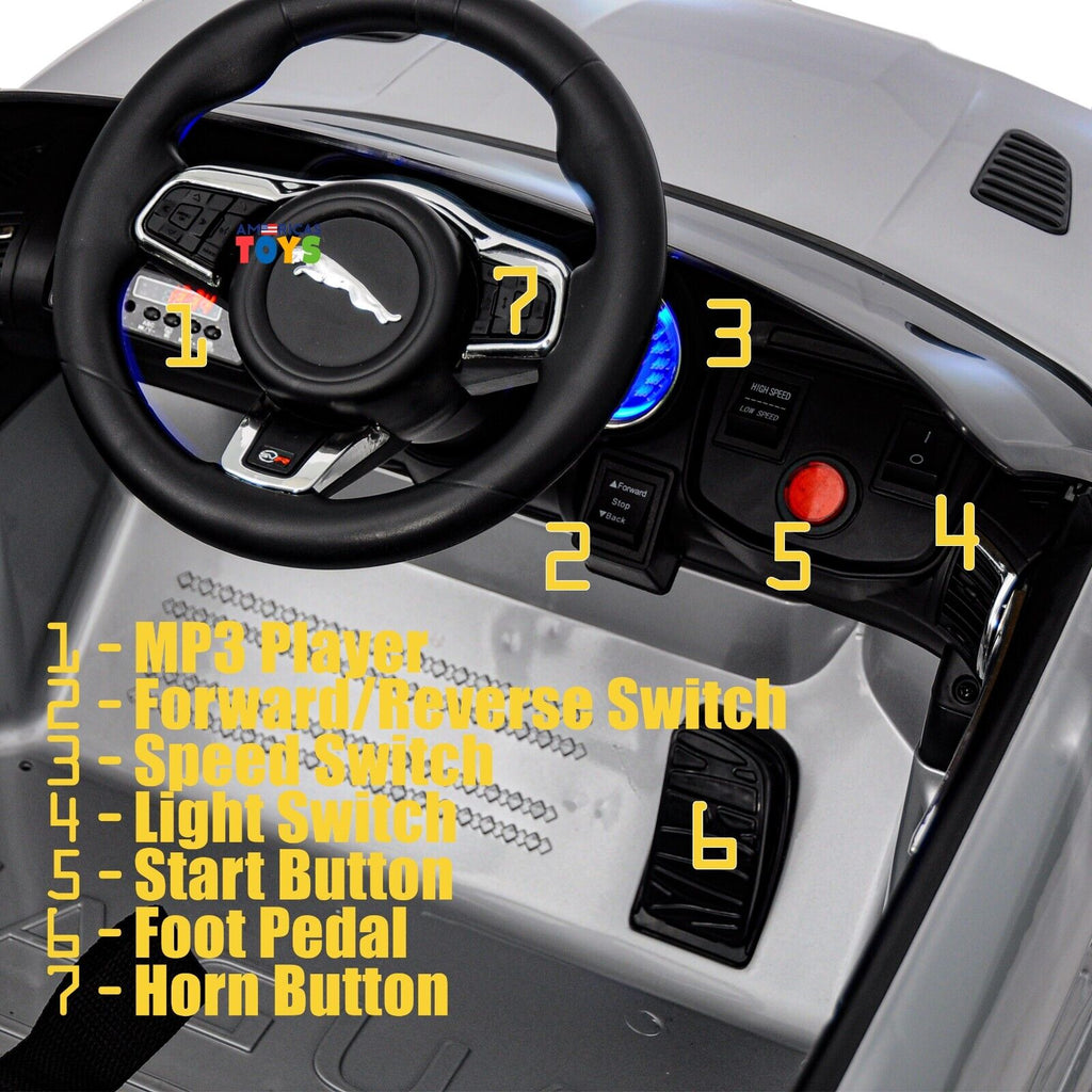 Jaguar R/C Car Toy with MP3 Player for Kids - Available in Multiple Colors