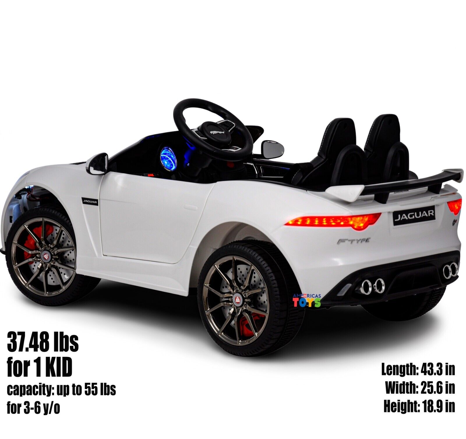 Jaguar R/C Car Toy with MP3 Player for Kids - Available in Multiple Colors