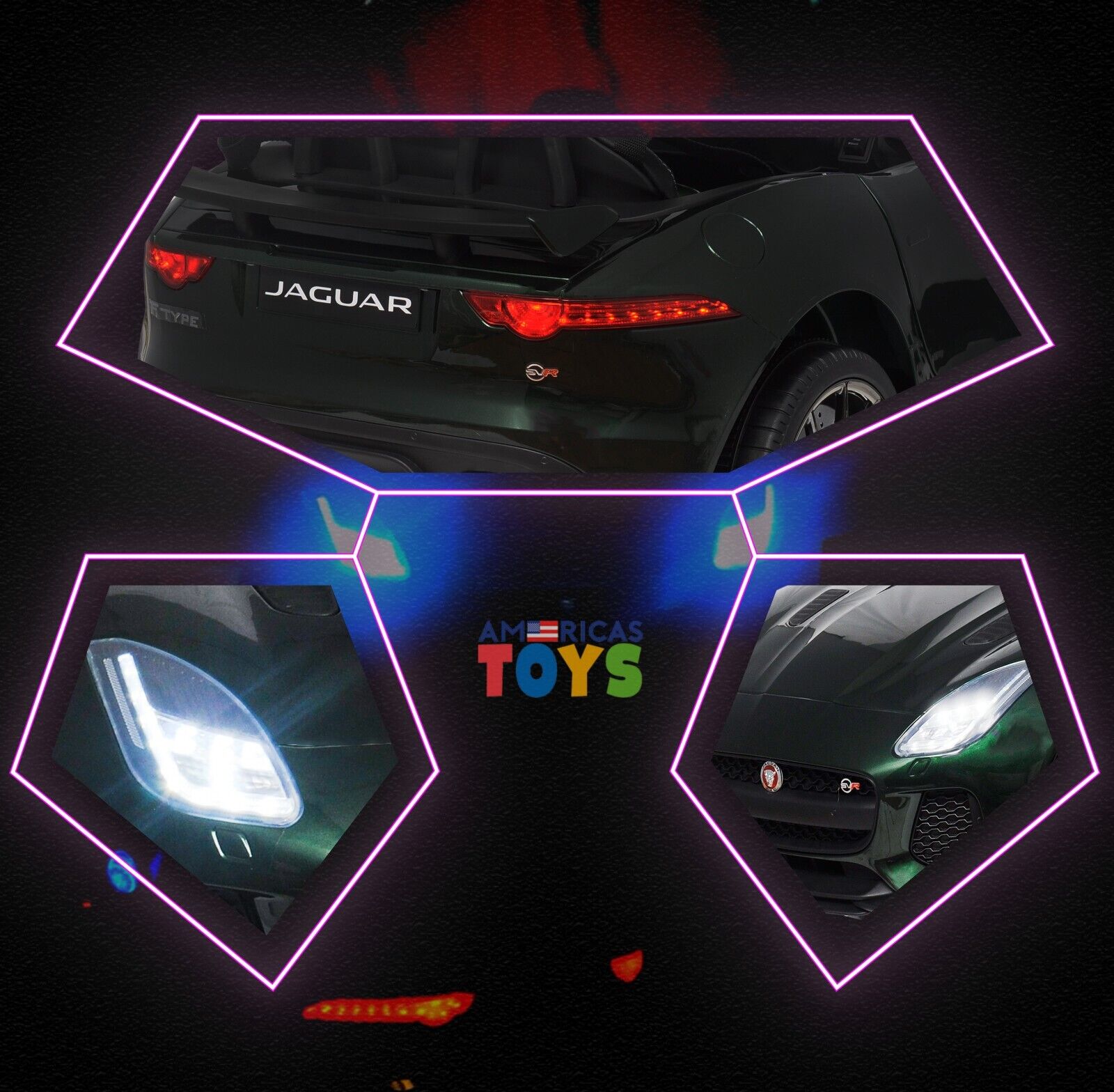 Jaguar R/C Car Toy with MP3 Player for Kids - Available in Multiple Colors