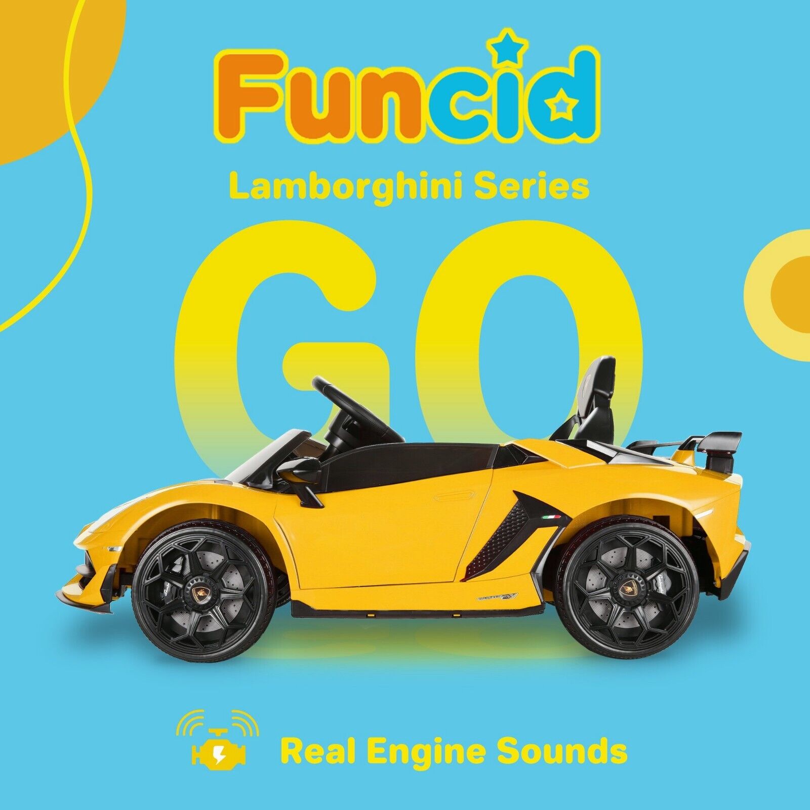 Jeep 24V/12V Kids Electric Ride-On Car with Remote Control, 3 Speeds, and LED Lights