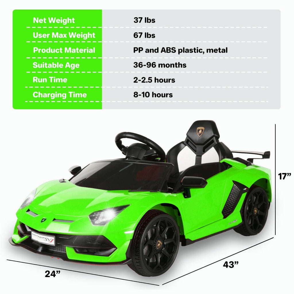 Jeep 24V/12V Kids Electric Ride-On Car with Remote Control, 3 Speeds, and LED Lights