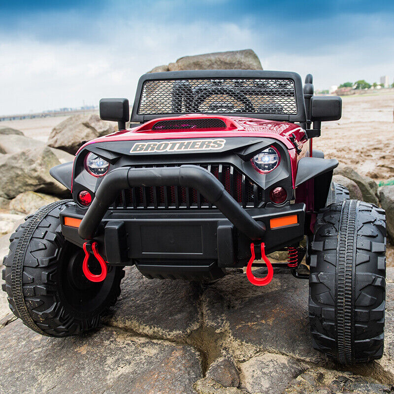 JEEP Double Drive Children's Ride-On Car with 24V Power and Dual 200W Motors