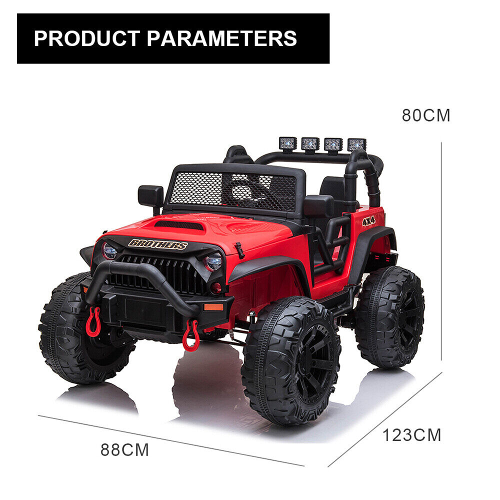 JEEP Double Drive Children's Ride-On Car with 40W*2 Motor and 12V7AH*1 Battery