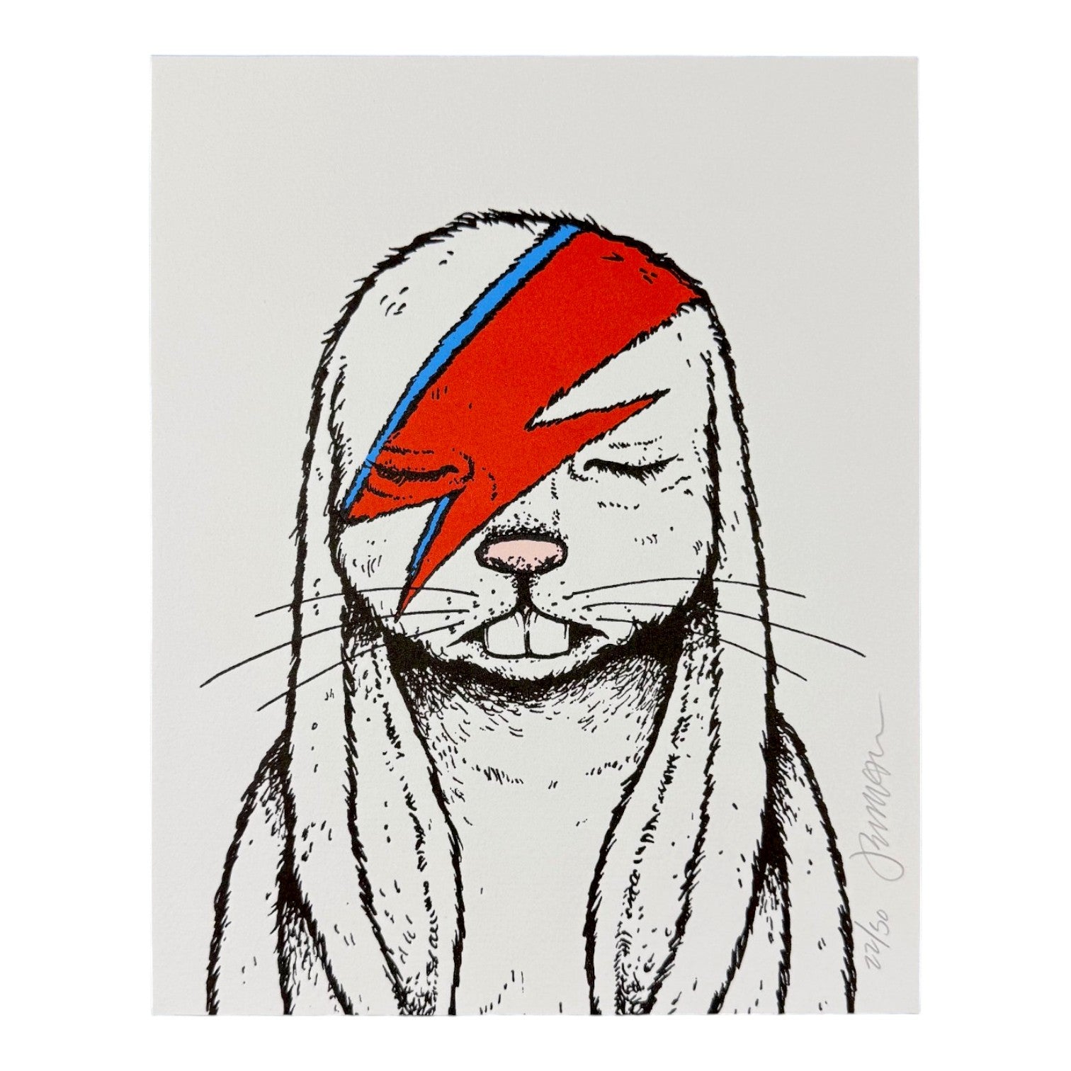 Jermaine Rogers "Aleppin Sane (Gray)" Print