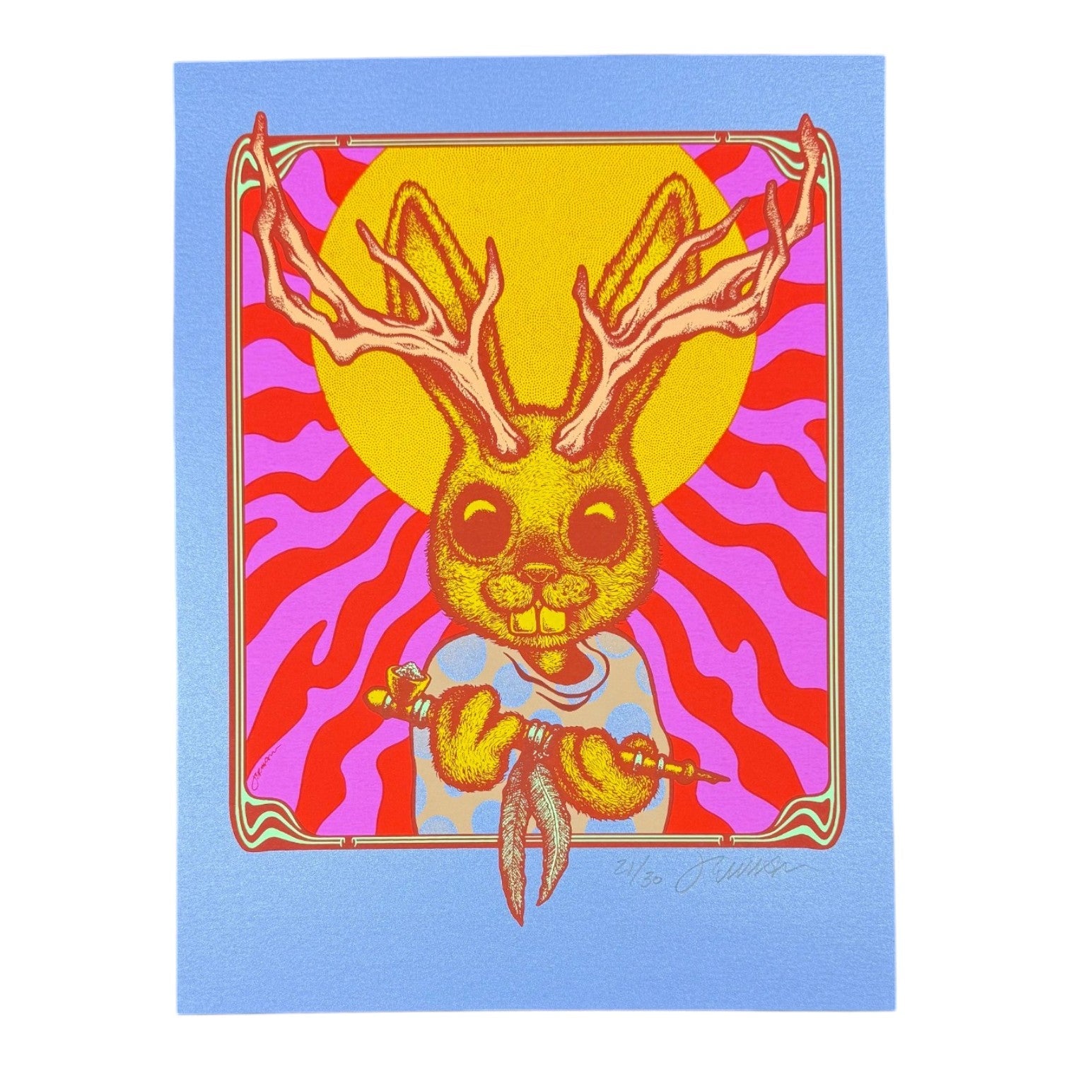 Jermaine Rogers "Shaman (Stardream Blue)" Print