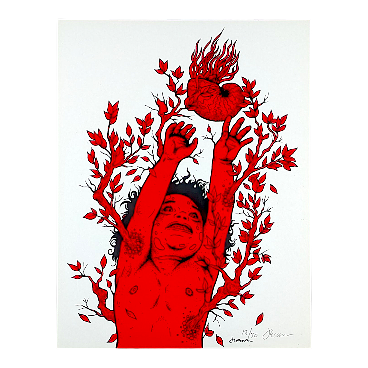 Jermaine Rogers "Spring" (Red) Print