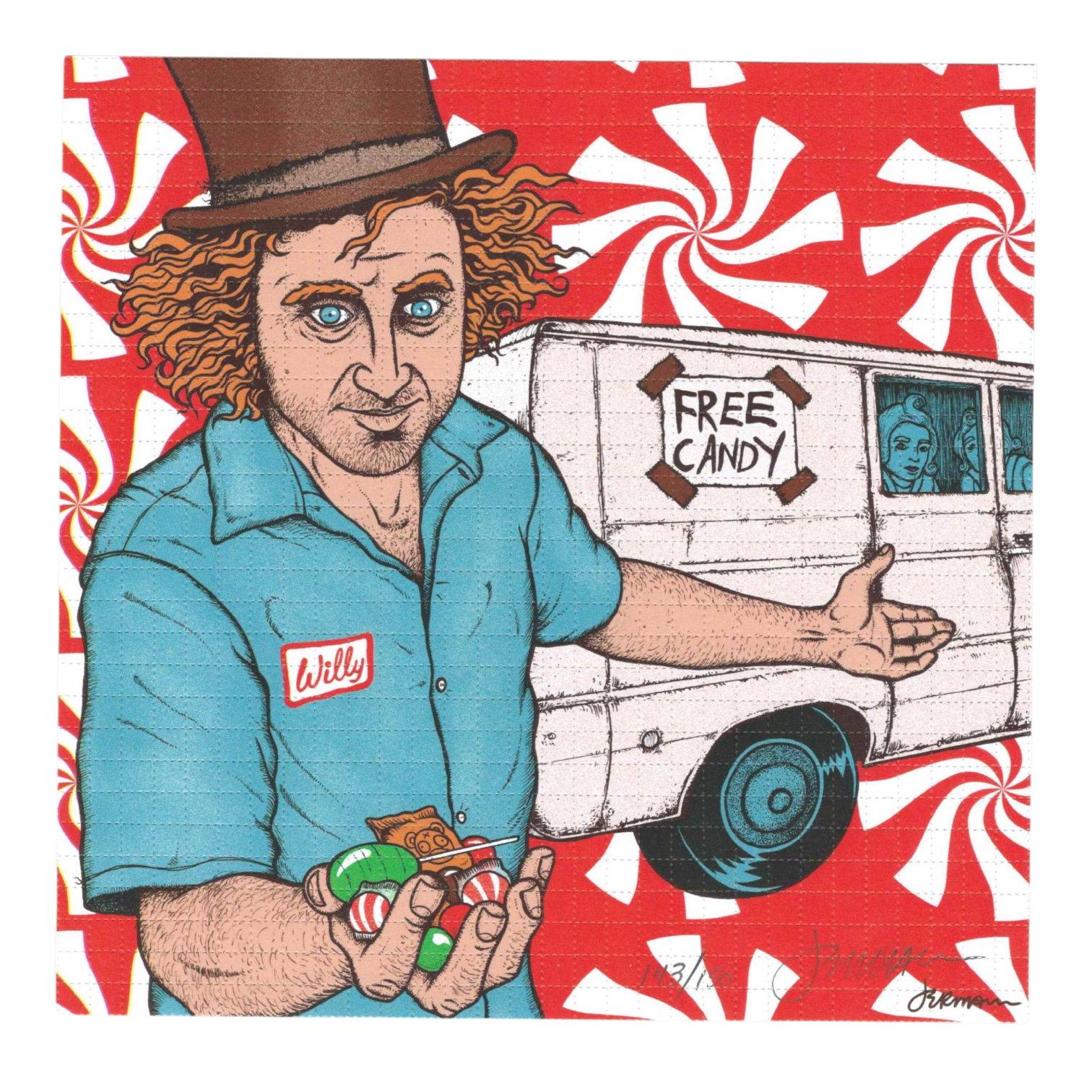 Jermaine Rogers "The Candyman" Blotter Print