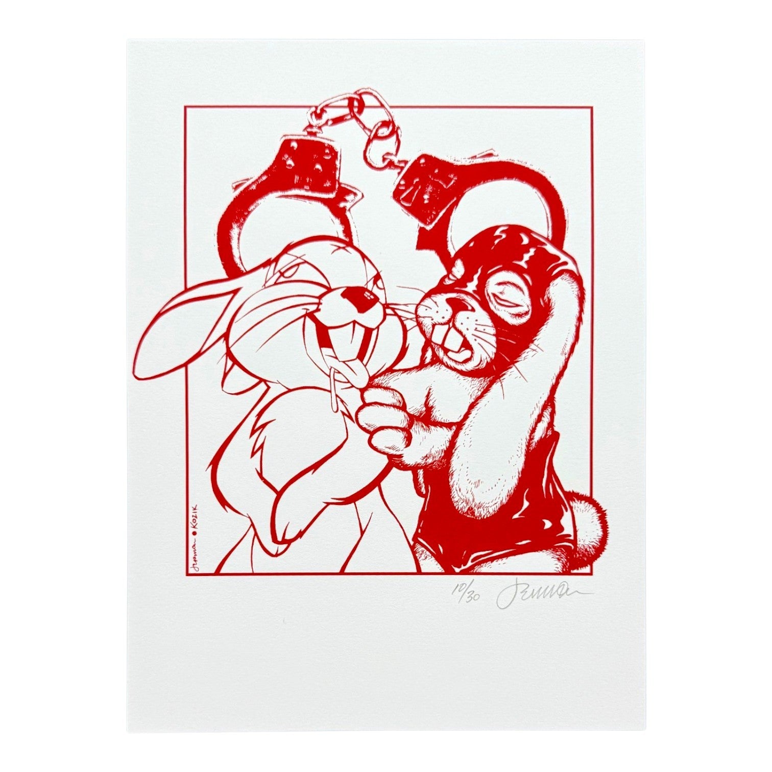 Jermaine Rogers "Tough Love (Keyline)" Print