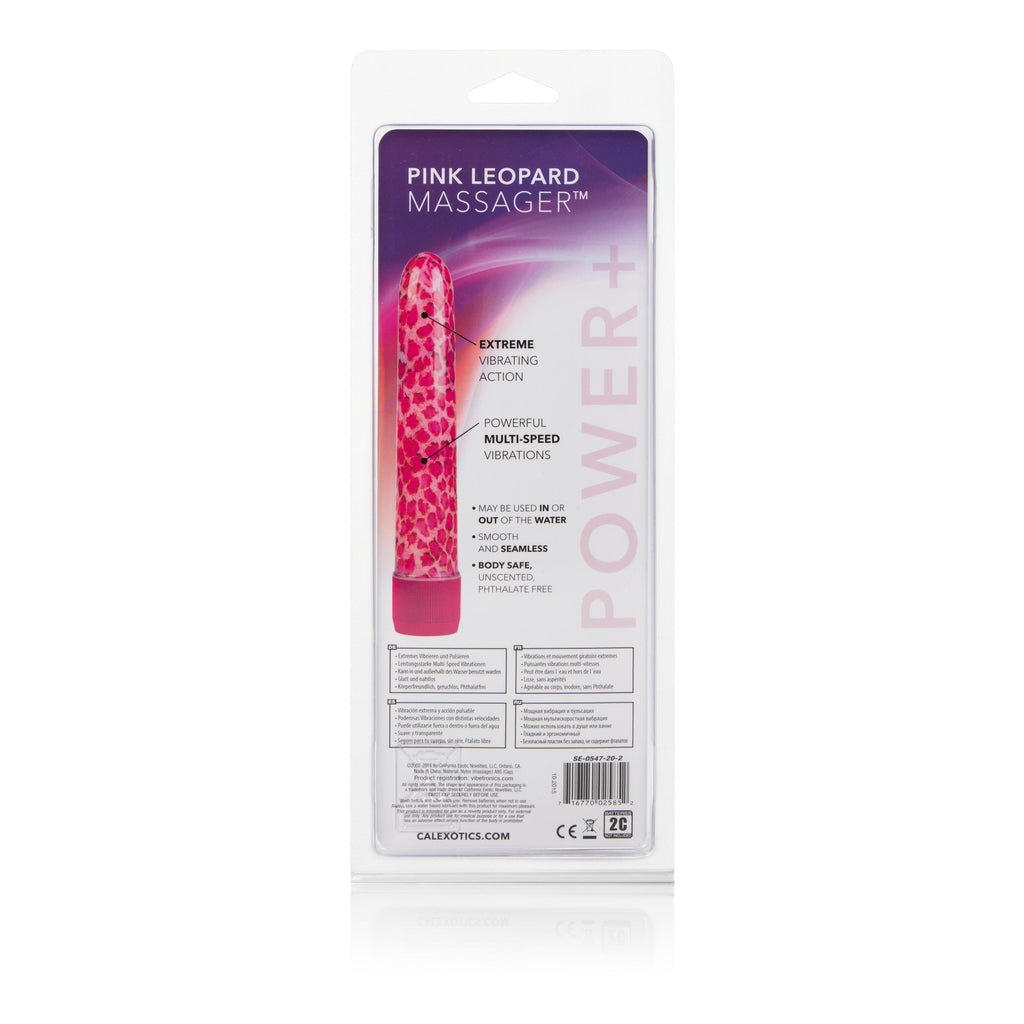 Leopard Personal Massager - Pink