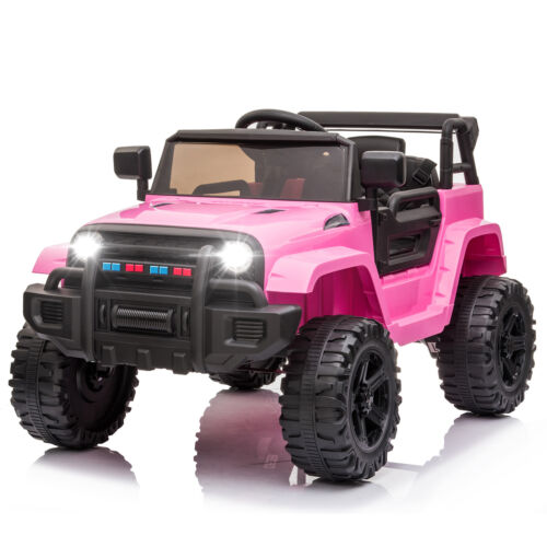 JOYMOR 12V Kids Ride-On Truck with Remote Control, Adjustable Speeds, and MP3 Player