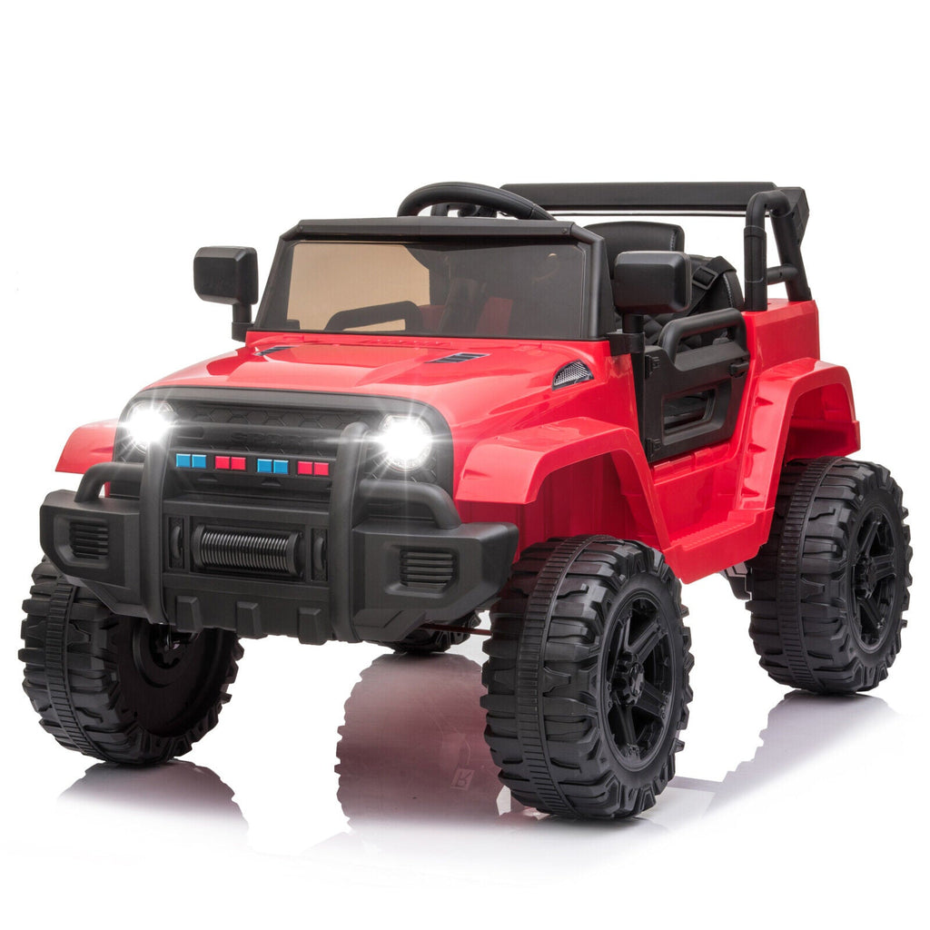 JOYMOR 12V Kids Ride-On Truck with Remote Control, Adjustable Speeds, and MP3 Player
