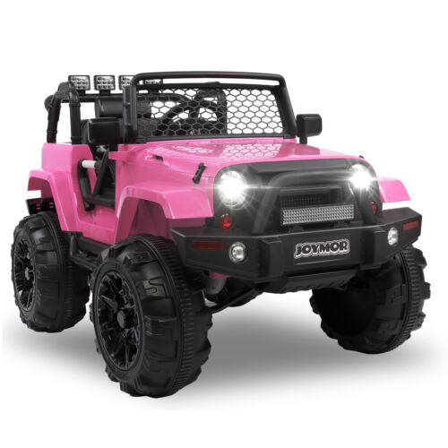 JOYMOR 12V Kids Ride on Truck with Remote Control, Spring Suspension, Music, and Horn