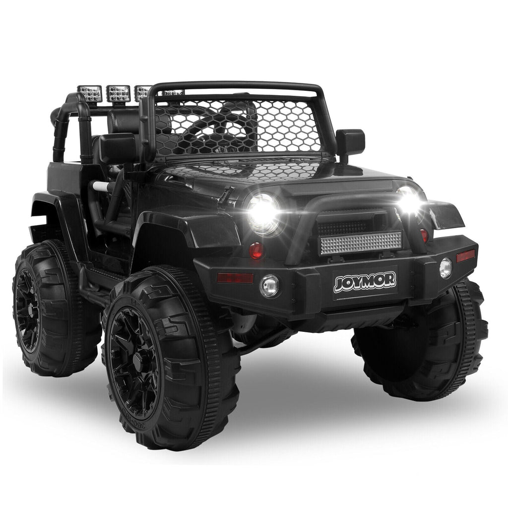 JOYMOR 12V Kids Ride on Truck with Remote Control, Spring Suspension, Music, and Horn