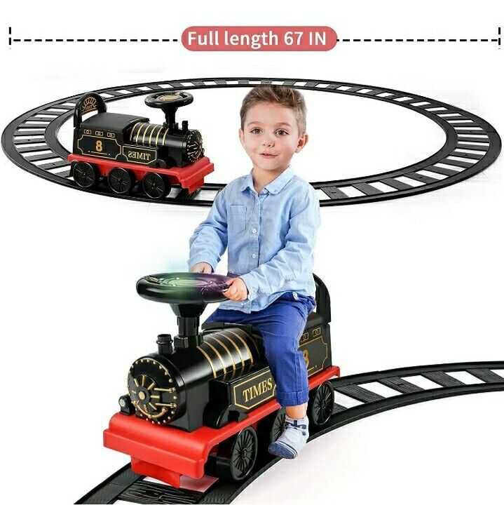 Juego de Tren Eléctrico con Pista para Niños Pequeños: ¡Tu Hijo Podrá Pasear como un Verdadero Maquinista!