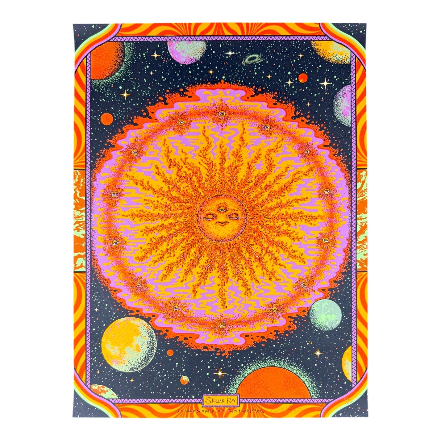 Marq Spusta x Justin Helton "Stellar Ray" Print