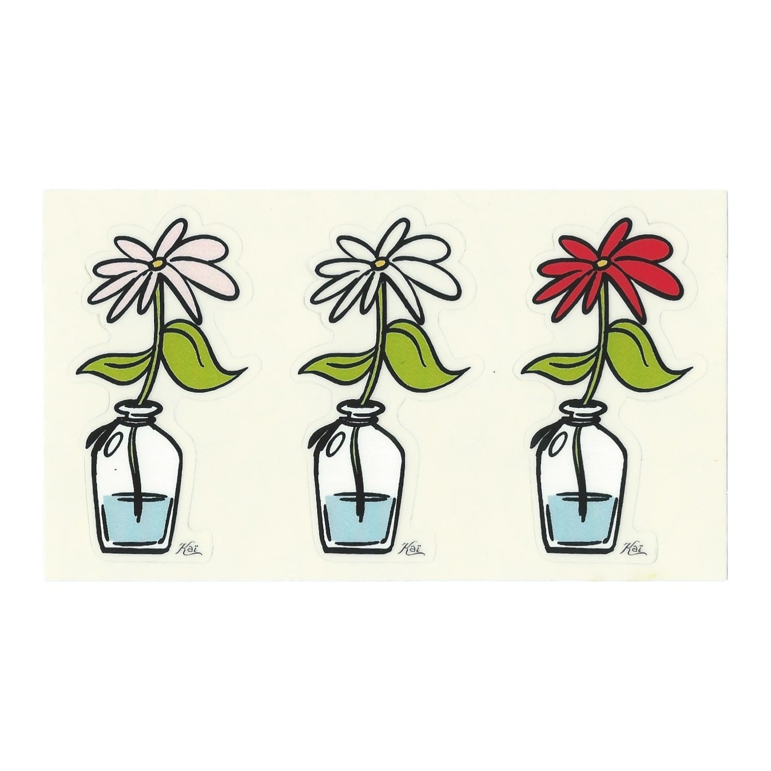 Kai Art Flowers in Vase Sticker