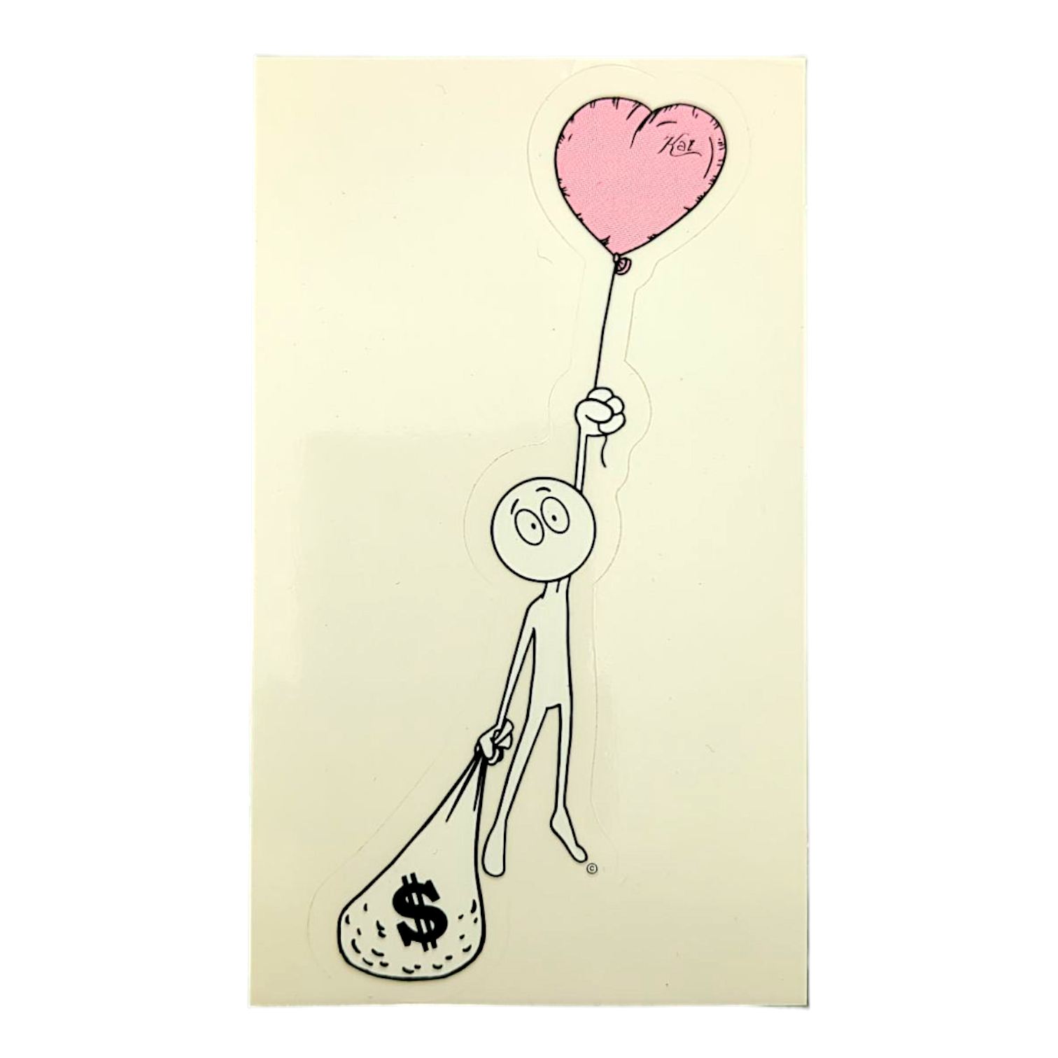 Kai Art Love vs. Money Sticker