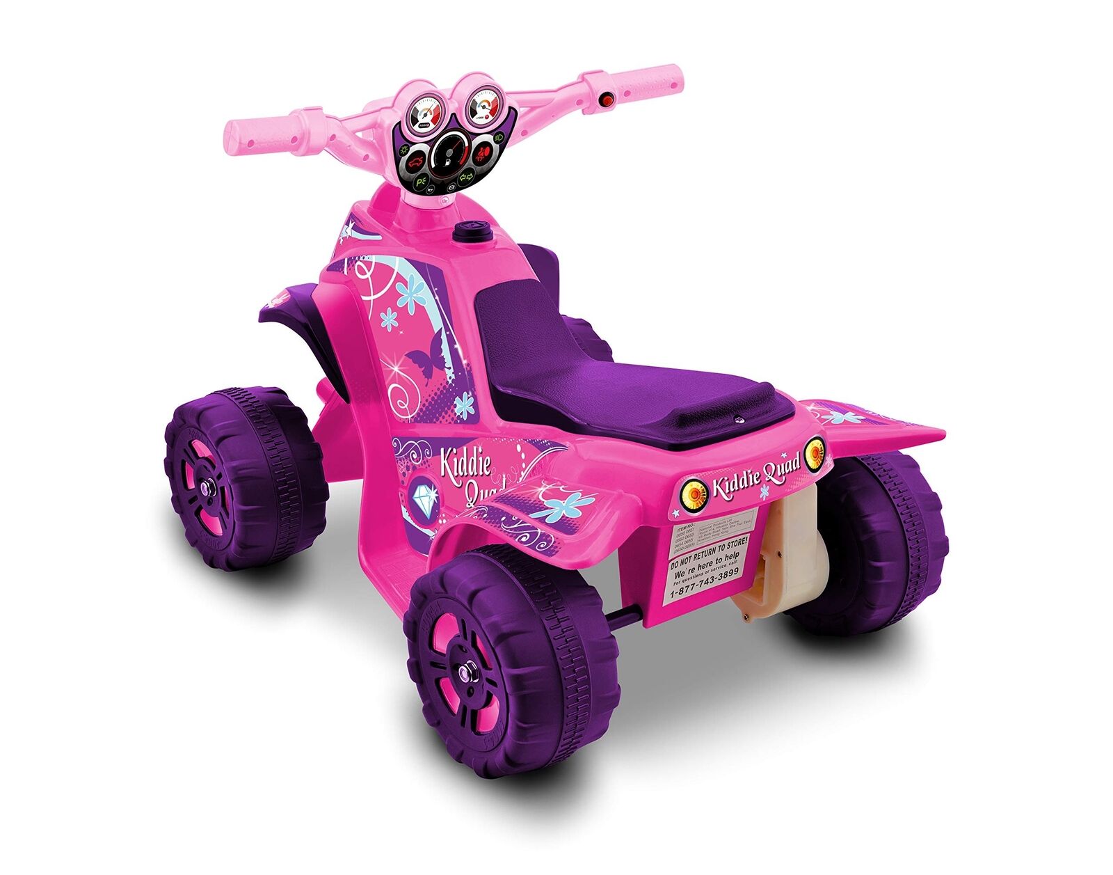 Kid Motorz Pink 6V Quad Ride-On for Little Ones