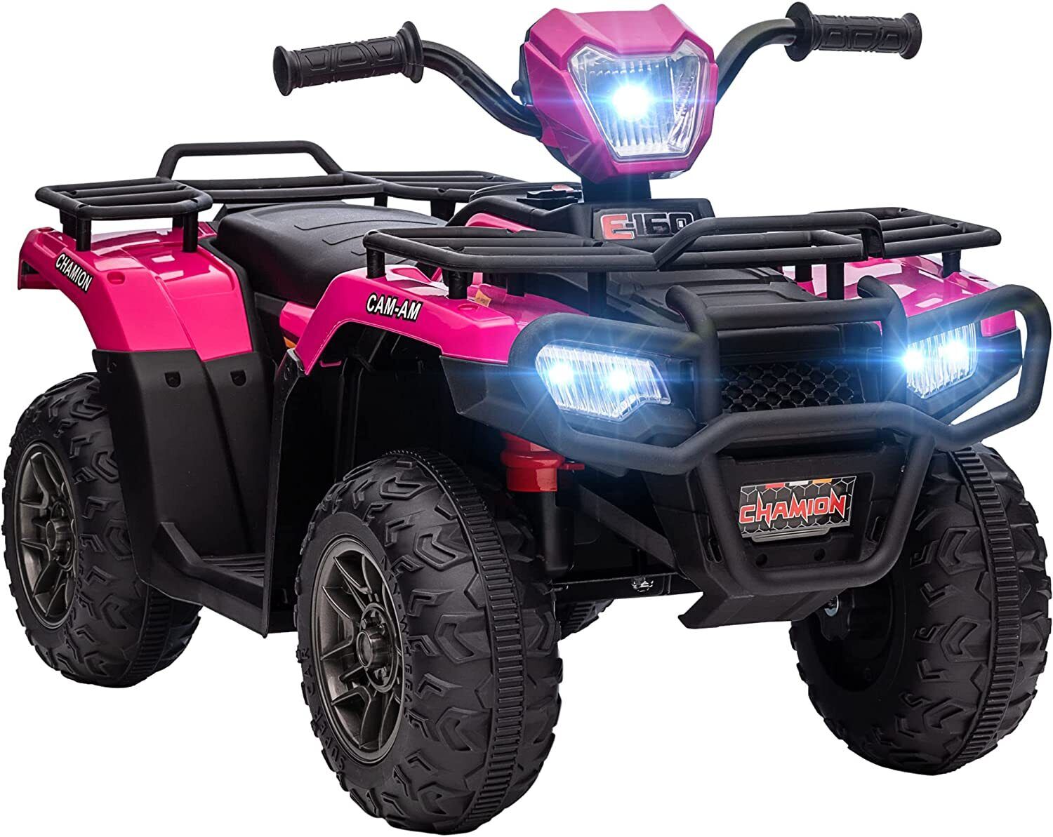 Electric 4-Wheeler Kids Ride on Car with LED Lights and MP3 Player - 12V 40W Battery-Powered ATV for Kids