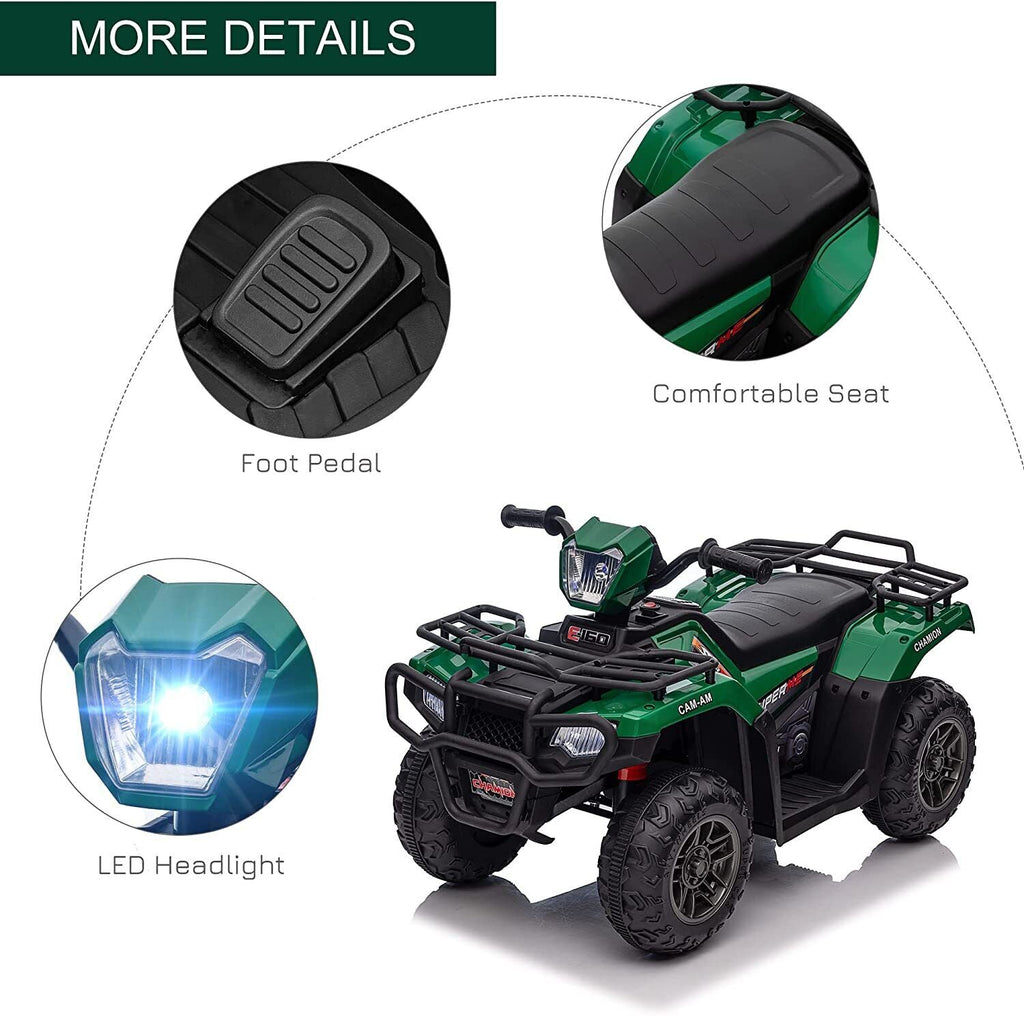 Electric 4-Wheeler Kids Ride-On Car with 12V Battery