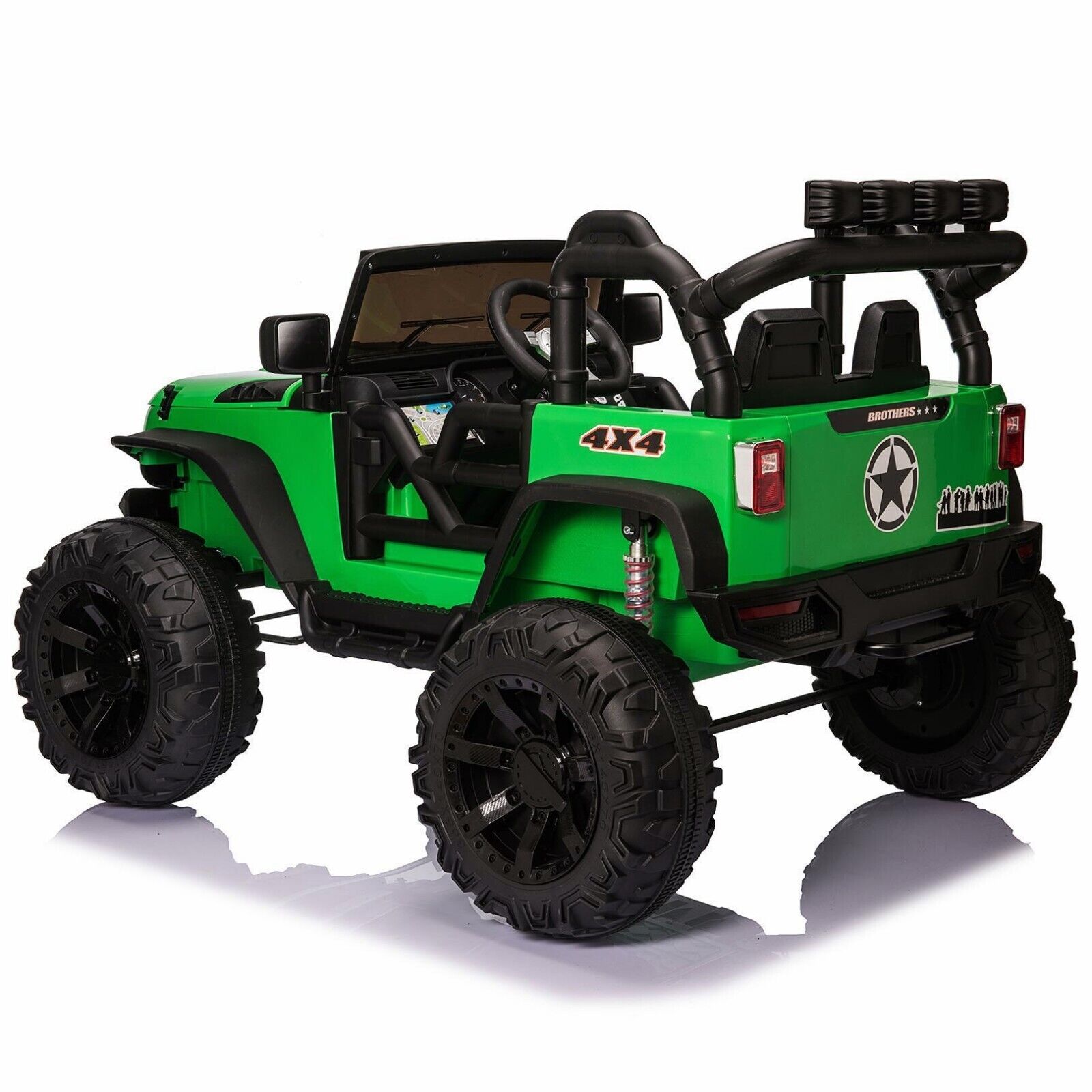 2-Seater 24V Electric Ride-On Toy Truck for Kids with Remote Control
