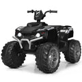 Kid's Electric Ride-On ATV with Music and LED Lights - Black