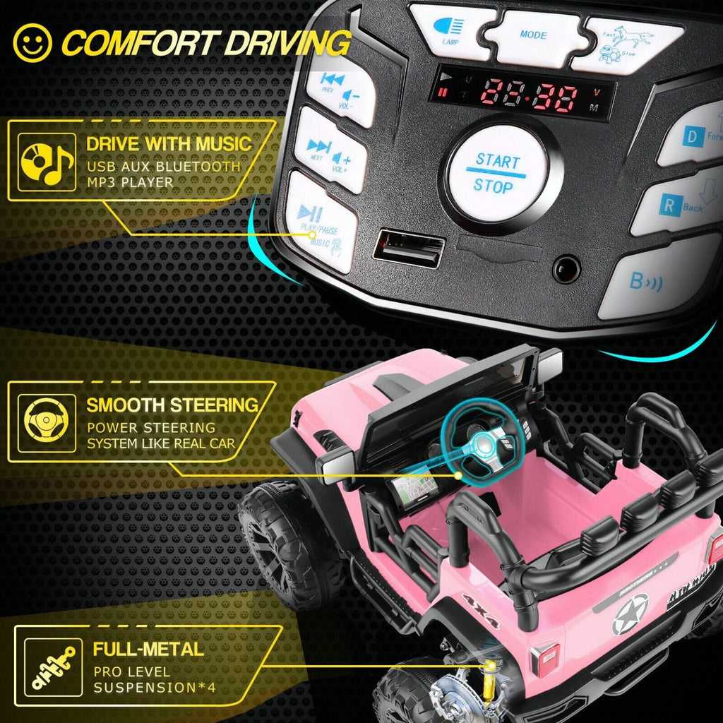 Kids Lamborghini Electric Ride-On Car with Remote Control - 24/12V Truck Design