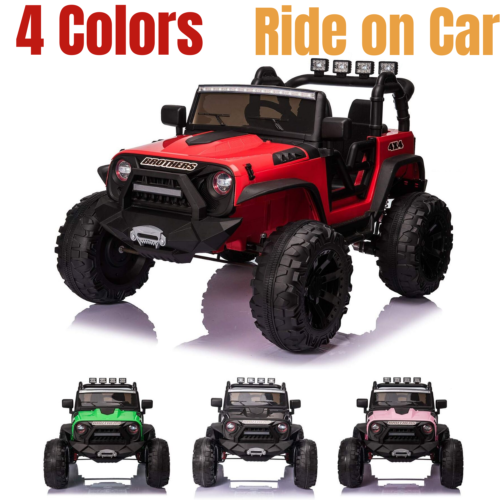 Kids Electric Ride-On Car with Remote Control and MP3 Player - 24/12V Children's Toy Truck