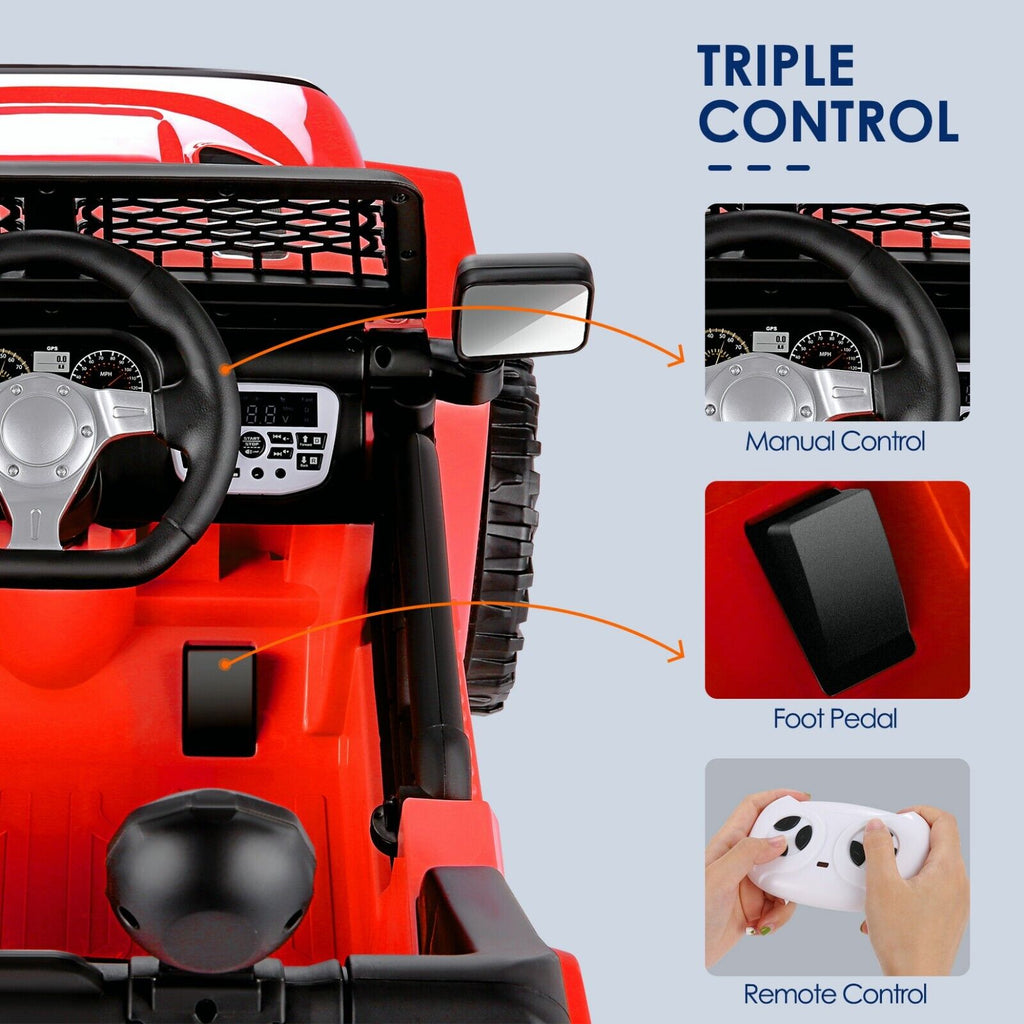 Kid Ride on Electric Car Truck with Remote Control - Perfect Gift for Children 24/12V