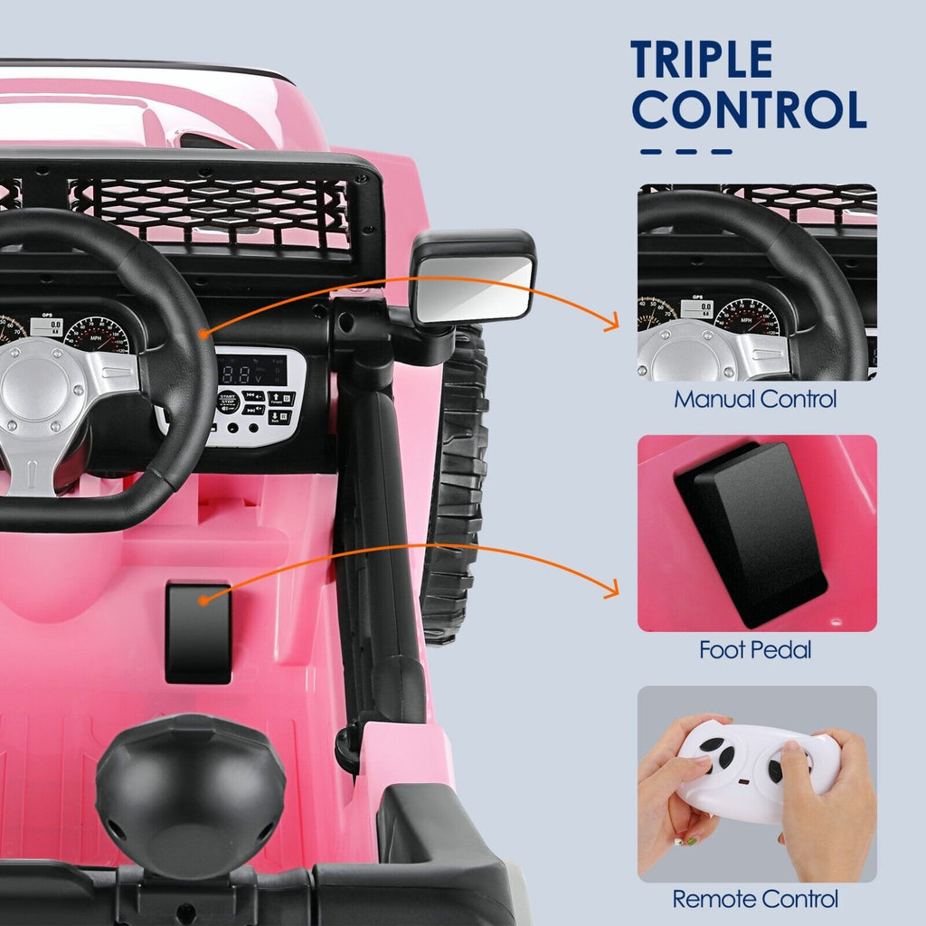Kid Ride on Electric Car Truck with Remote Control - Perfect Gift for Children 24/12V