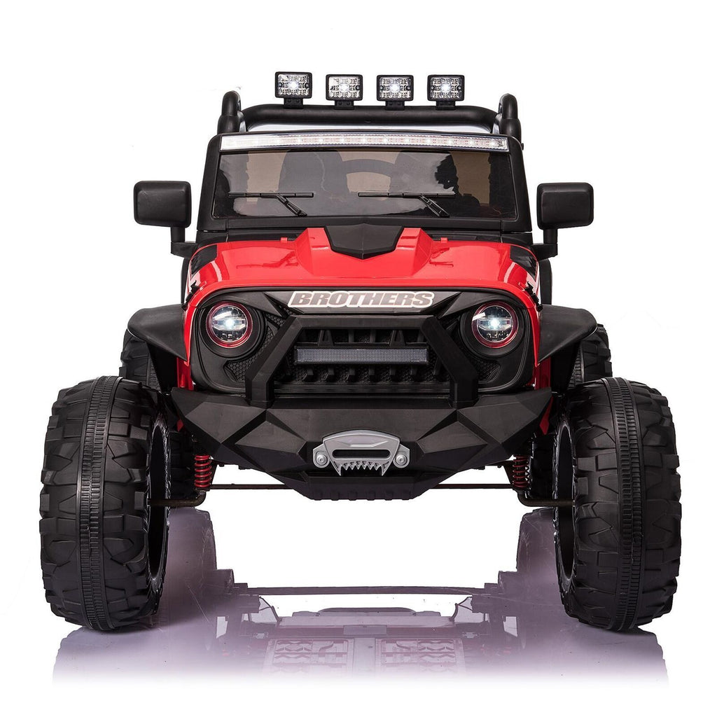 Kids Electric Ride On Truck with Remote Control and LED Lights - 24V 400W