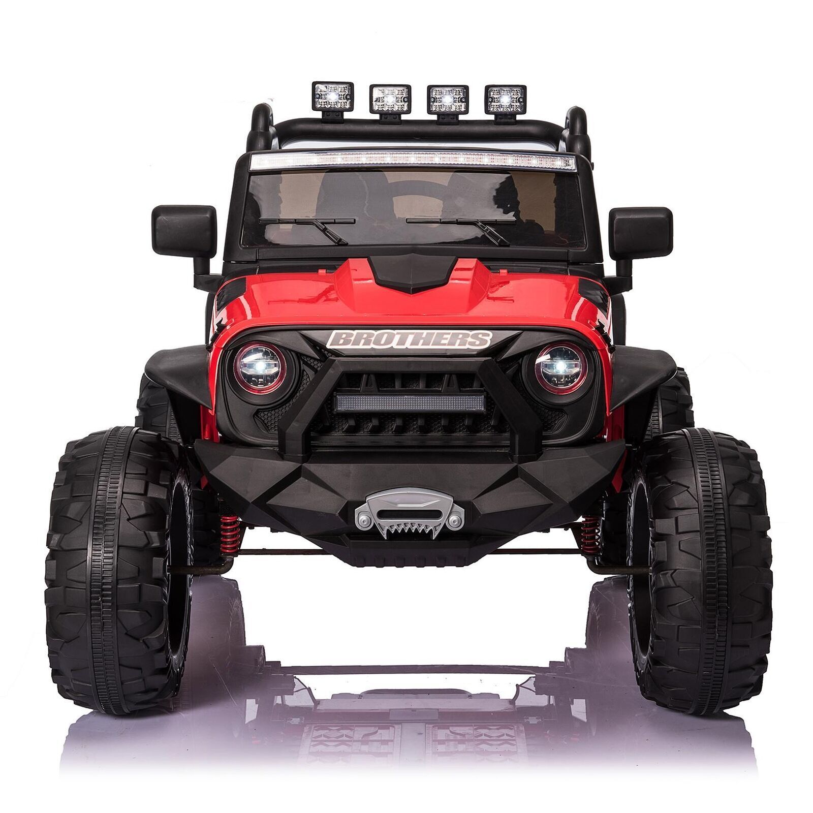 Kids Electric Ride On Truck with Remote Control and LED Lights - 24V 400W