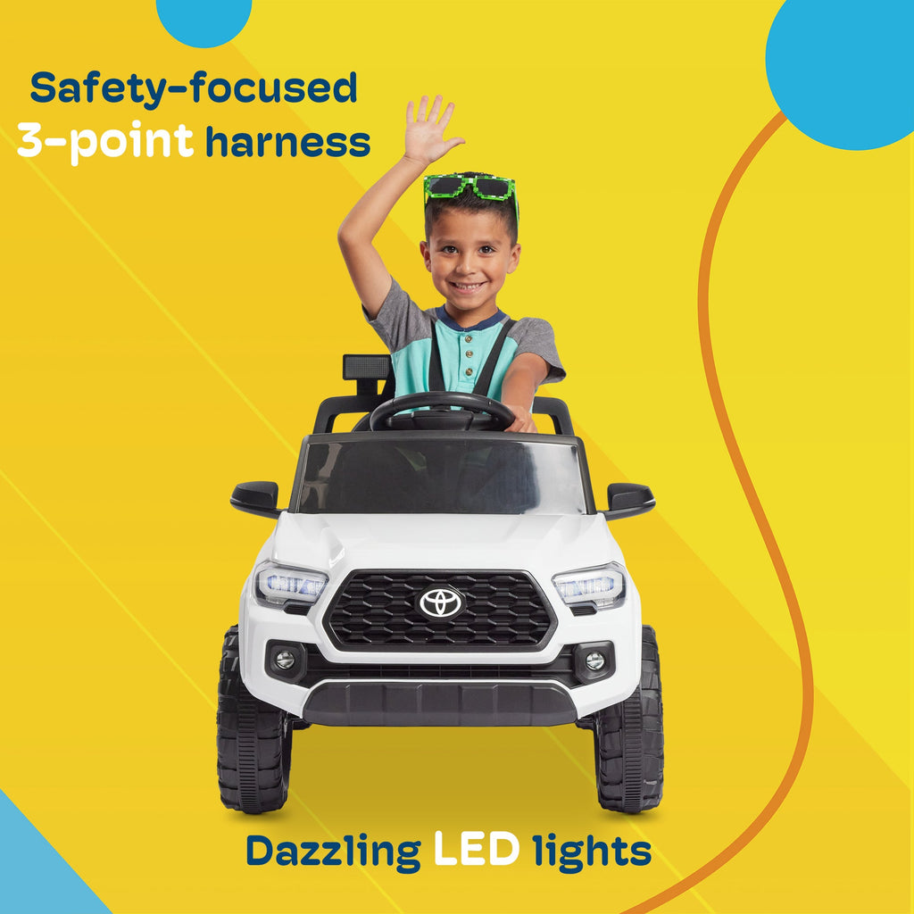 Kidzone 12V Ride-On Truck - Battery Powered Car for Kids in 7 Vibrant Colors