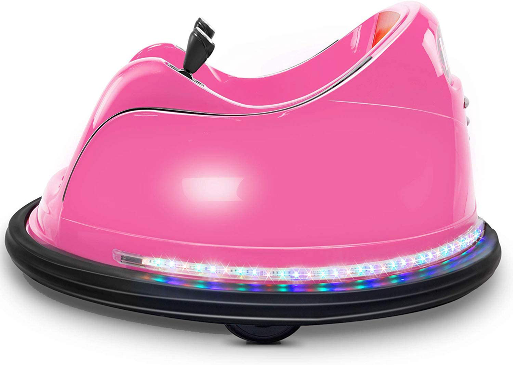 Kidzone DIY 6V Electric Bumper Car with Remote Control - Numbered from 00 to 99 for Kids